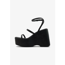 ALDO 알도 STRAPPY KASIE High heeled 하이힐 샌들 블랙 여성 웨지힐 [독일]