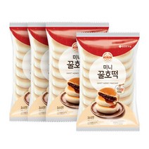 기린 미니꿀호떡 4봉 방학 초등학생 아이들 간식 유치원 사무실 롯데제과 가을 당충전, 25개