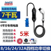 테슬라 전기차 휴대용 충전기 어댑터 전기 자동차 7kw 자동차 BYD Tesla 휴대용 고속, 푸른, 1개