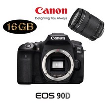 캐논 EOS 90D+ 18-135mm IS USM + LCD보호필름 메모리패키지 패키지, 16G 패키지