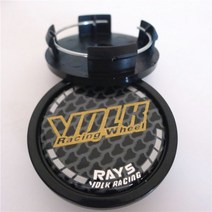 Volk Rays 4pcs 58mm 52mm 50mm 자동차 휠 허브 캡 커버 엠블럼 스티커, A