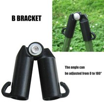 정원 원예 식물 재배 10 pcs 범용 플라스틱 클립 지원 고정 커넥터 기둥 11-20mm 직경 패스너 조정 가능한 액세서리, 02 B Bracket_02 16 mm