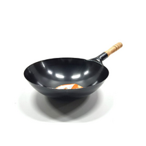 무쇠웍 중화 중식 중국 웍 중국집팬 환진 북경팬 48cm, 나무 손잡이