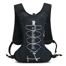 마라톤 런닝 가방 아웃도어 백팩 트레일 조깅 러닝, 상세 페이지 참고, 레이크블루 + 250ml 물병 2개 + 워터백