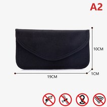 휴대폰 RF 신호 차단기/전파 방지 방사선 차폐 케이스 자동차 키 가방, [02] A2, 1개