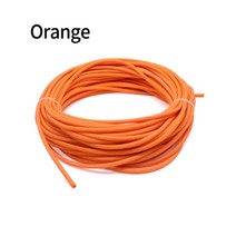 고무호스 1M 1.7 2 3 5 6mm 자연 라텍스 고무 튜브 야외 사냥 슈팅 탄성 밴드 전술, [05] Orange, [07] 1.7x4.5mm, 05 Orange_07 1.7x4.5mm