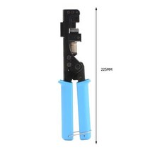 네트워크 장비 도구 모듈 와이어 커터 터미널 RJ45 프레임 케이블 절단 4 쌍 UTP, CHINA+Blue