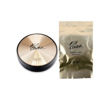 클리오 킬커버 앰플 쿠션 파운데이션 본품 15 g + 리필 15 g 세트, 2호 란제리