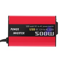500W DCAC 전력 변환기 DC 12V110V 220V AC 자동차 인버터 자동 변압기 듀얼 USB 어댑터 드롭, [01] 220V, 01 220V