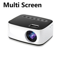 빈프로젝트 초단초점빔프로젝터 1080p 풀 hd 미니 기본 led pc usb 디스크 tv 박스 tv 스틱 홈 시어터 크리스마스 선물 미디어 비디오 플레이어, 멀티 스크린, 오 플러그