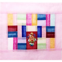 모시 식탁매트, 분홍