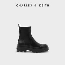 앵클 여성 앵글 부츠 스니커즈 CHARLES KEITH23 여성용 CK190360390 두꺼운 지퍼 탄성 스키니 가을 신제품