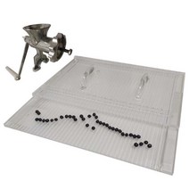 환 제조기 조출기 한방 틀 만들기 수동 알약 당의기, 5mm 펠렛(둥근 입 수동 스트립 메이커)