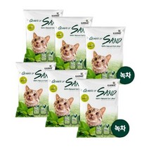 무배 박스포장 퀸오브샌드 고양이 두부모래 녹차 3kg 6개입_신세계몰물류직배송