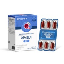 대웅제약 세노메가 오메가3와 코큐텐 큐텐+4박스/혈행 혈압 동시케어