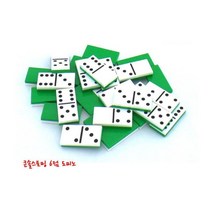 엄마표교육 색인지 6점 도미노(1인-28개) 아기도미노 원목