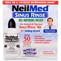 NeilMed 오리지널 특허 제품 사이너스 린스 키트 프리믹스 50팩 1 키트