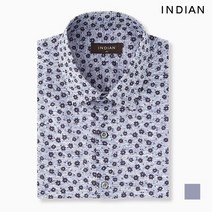 INDIAN 폴리혼방 플라워프린트 셔츠-MITNSWM5406