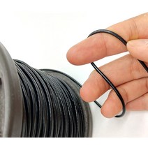 와이어로프 볼트너트블랙 PVC 코팅 와이어 로프 스테인레스 스틸 유연한 케이블 빨랫줄 1mm 1.2mm-6mm 소, 05 3mm(7x7)-1meter