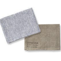 포그린넨워크 Fog Linen Work 포그린넨 리투아니아 린넨 키친크로스 주방 행주 타올, White Seersucker