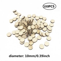 목재구입 나무합판 나무재단10-0mm 나무 육각형 빈 조각 미완성 디스크 매달려 장식 DIY 공예 웨딩 크리스, 01 100ps 10mm 0.3inh