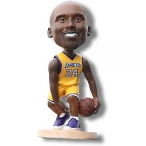ZEshops Bobbleheads 쉐이크 헤드 액션 피규어 #24 저지 농구 스타 액션 피규어 - 사무실 생일 또는 자동차 장식용 12.7cm(5인치) 수집용 인형