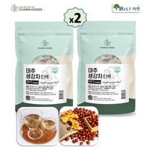 대추생강 차 대추차 생강차 티백 몸에좋은 국산차, 50티백, 2팩