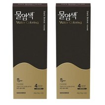 씨드비 물염색 비건 새치커버 염색약 4회분 10g, 다크브라운, 2개
