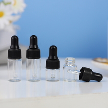다올마켓 미니 스포이드공병 투명유리 1ml 2ml 3ml 아로마 에센스 오일공병