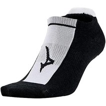 MIZUNO [Mizuno] 비 슬립 양말 발목 길이 U2MX1501 Black Heather X White 25-27cm로 착용감, 상품명참조