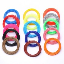 3d 프린터 펜 필라멘트 3d filament 또는 리필 학교 드로잉 품 핸들 43, 트란-노랑