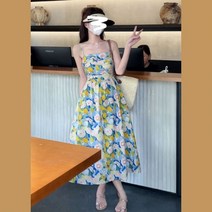 몰디브원피스 휴가지 여름 비치룩 바캉스 쉬폰 신행