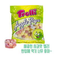 트롤리 애플향 팝스 젤리, 100g, 12개