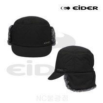 아이더 [매장정품] 귀달이 부분 인조퍼를 사용하여 보온성 향상 여성용 (패딩 귀달이캡) 모자 [DWW21C18/BLACK(Z1)][NC불광], BLACK-(Z1)
