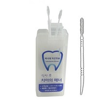 하나랑 휴대케이스 치간칫솔 이쑤시개 50P, DM- 1