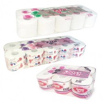 ZPH780281[도매직방] 장미화장지 전통 뉴트로 화장지 옛날 휴지, E장미화장지, 50(27미터X10롤)