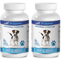 강아지 관절 영양제 관절약 보조제 Hip and Joint Dog Chews - Support Joints for Pets CAT Treats Premium Formula gluc