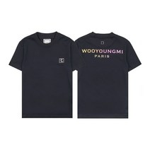 [라벨루쏘] [WOOYOUNGMI] 그라데이션 로고 코튼 티셔츠 M231TS08 708B