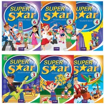 Super Star 1 2 3 4 5 6 Student Book+Workbook 슈퍼스타 영어책, 5단계 Super Star (s+w)