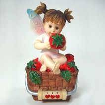 추카소품 YDW7F2AE8 딸기요정 인형 레진 피규어 거실 카페 장식품 소품