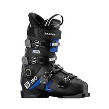 살로몬 SALOMON 에스 프로 시리즈 스키 부츠 S PRO80 90 X90 + CS, 블랙/레이스 블루/화이트 + X90+ CS