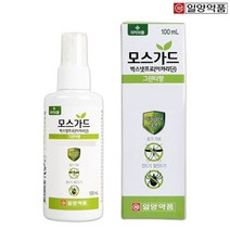 몸에뿌리는모기약 모기퇴치제 진드기 털진드기 모기 기피제 100ml 그린티향