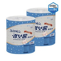크리넥스 2겹 천연펄프 점보롤 화장지 250m 3롤 x 2팩 45367, 단품
