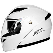 에스티 오토바이헬멧 풀페이스 블루투스 시스템 경량 바이크 하이바, XL, 화이트(일반)