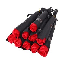 비누꽃 비누꽃바구니 꽃다발 플라워박스 10pcs 발렌타인 데이 장미 꽃다발 비누 장미, 10개