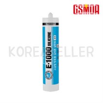 [GS모아] 실리콘 친환경 창호용 샷시용 실리콘 E-1000 카트리지 소시지 SSG, 백색