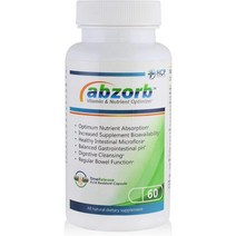 미국직구 HCP 포뮬라 Abzorb 비타민 & 옵티마이즈제 효소 프로바이오틱스 마그네슘 복합제 발란스 식물식이 60캡, 수량, 상세참조