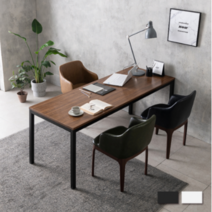 이케아 책상 컴퓨터 테이블 넓은 긴 접이식 미니 공부 고등학생 중학생 1인용 2인용데스크, 1600, 블랙