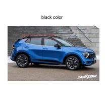 기아 스포티지 2023 용 루프 레일 수하물 바 랙 나사 고정 안전 안정 200 kg로드 가능, 02 black color