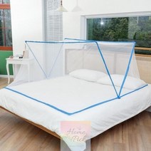 텐트모기장 폴딩 간편설치 원터치 사각 침대 모기장 차박 캠핑, 대형 폴딩모기장 싱글